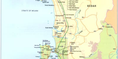 Malaezia, kedah hartă