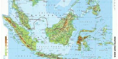 Harta malaezia topografice
